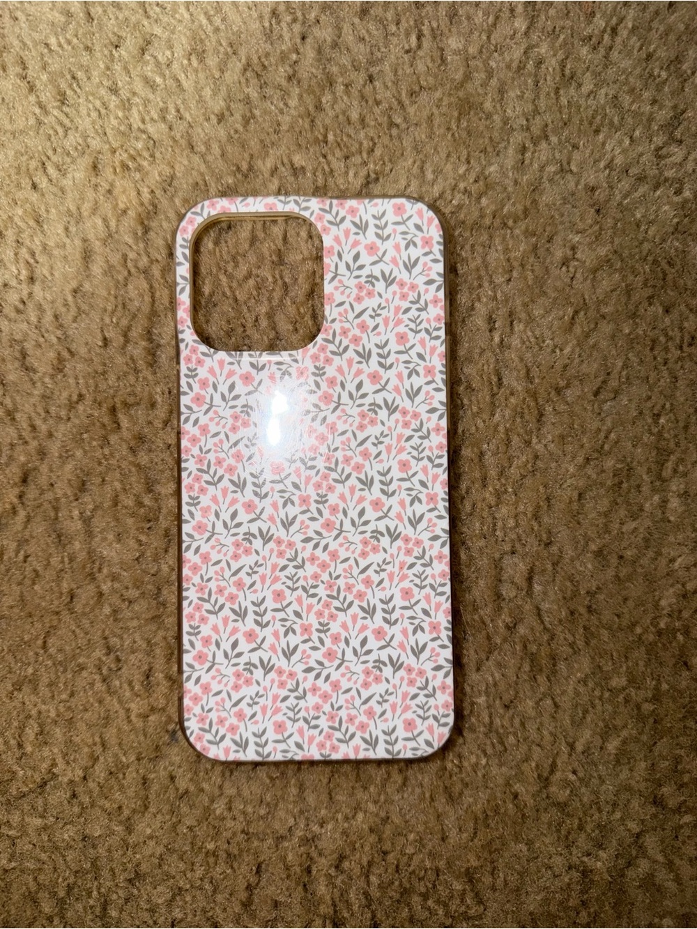 15 pro max Magsafe compatible Floral Pink and White Protective Phone Case